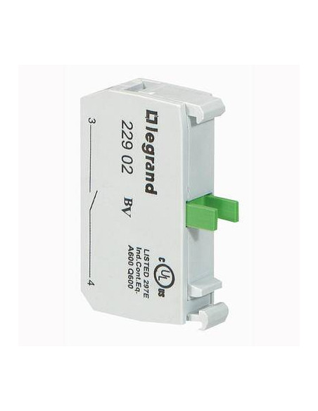 Bloc pour tête non lumineuse Osmoz raccordement à vis NO LEGRAND 022902