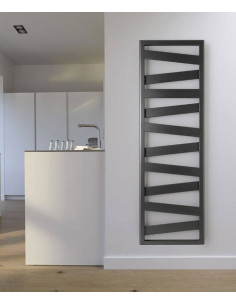 Radiateur sèche-serviettes en acier eau chaude Acova KAZEANE EAU CHAUDE Chrome