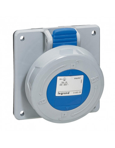 SOCLE TABLEAU 16A 2P+T 230V IP67 LEGRAND 555384