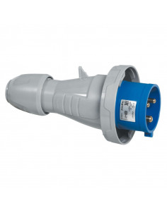 FICHE MOBILE DROITE P17 200/250V 16A 2P+T IP66/67 LEGRAND 555324