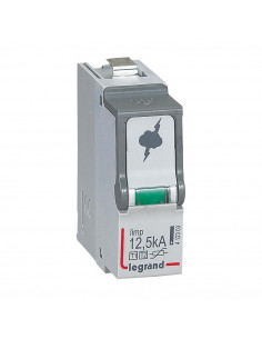 Cassette de remplacement pour parafoudres typeT1 + typeT2 Iimp 12,5kA LEGRAND 412303