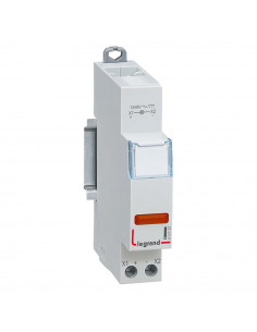 Voyant à LED CX³ simple 12V~ à 48V~ ou 12V à 48V continu - rouge 1 module LEGRAND 412922
