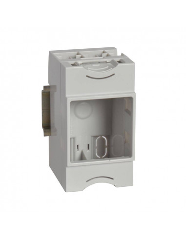 Support universel modulaire pour montage appareillage Mosaic 2 modules sur rail LEGRAND 412950