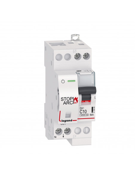 DX3 STOP ARC 1P+N C10 VIS LEGRAND 415906