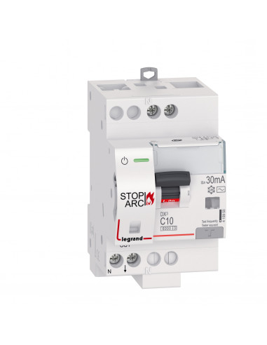 DX3 STOP ARC 1P+N C10 30MA LEGRAND 415950