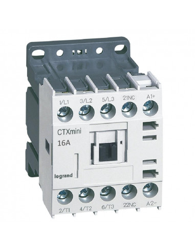 CTX MINI CT 3P 16A 1NC 24VDC LEGRAND 417071