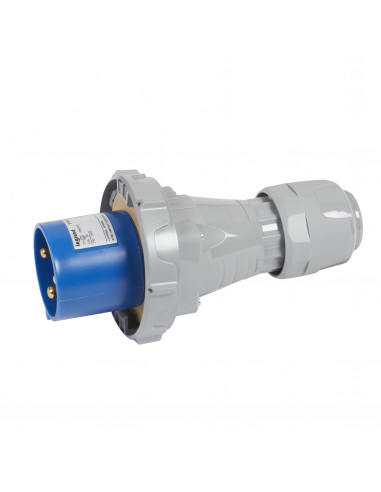 Fiche droite 2P+T 63A P17 200/250V IP66/67 LEGRAND 555524