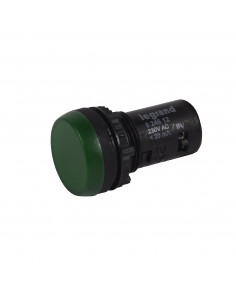 Voyant monobloc avec LED intégrée IP69 Osmoz complet vert 230V~ LEGRAND 024612