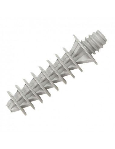 100 Chevilles à visser grise RAL7035 pour perçage Ø8mm et tête filetée Ø6,6mm avec pas 150 LEGRAND 031882