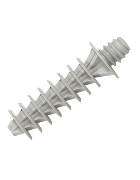 100 Chevilles à visser grise RAL7035 pour perçage Ø8mm et tête filetée Ø6,6mm avec pas 150 LEGRAND 031882