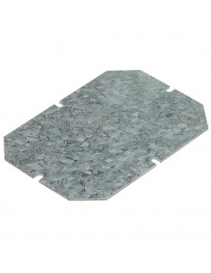 Plaque de montage métal épaisseur 15/10e pour boîtiers industriels 155x110mm LEGRAND 035811
