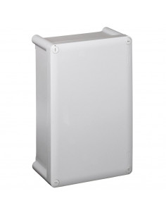 Boîtier industriel plastique IP55 IK07 130x75x74mm avec couvercle opaque RAL7035 LEGRAND 035900 2