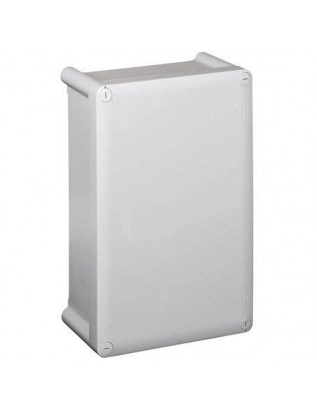Boîtier industriel plastique IP55 IK07 180x140x86mm avec couvercle opaque RAL7035 LEGRAND 035950