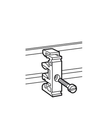 ADAPTATEUR BI RAIL  P/VIS 6MM LEGRAND 036479