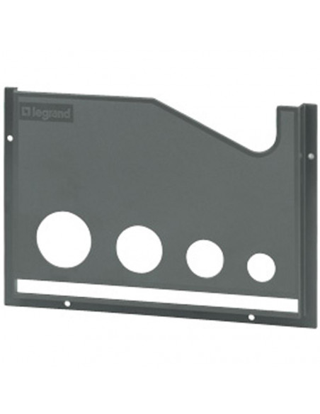 Pochette ouverte autocollante pour plans largeur 340mm et hauteur 235mm RAL7035 LEGRAND 036580