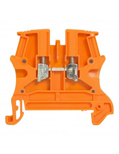 Bloc de jonction de passage à vis viking 3 avec 1 jonction 1 entrée 1 sortie section 4mm² pas 6mm orange LEGRAND 037121