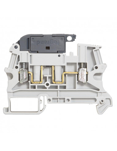 Bloc de jonction sectionnable à vis viking 3 avec 1 jonction pour cartouche fusible 5x20 Avec préhenseur LEGRAND 037181