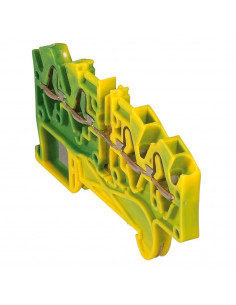 Bloc de jonction conducteur protection ressort viking 3 1 jonction 4 conducteurs 2 entrées 2 sorties pas 5mm LEGRAND 037212