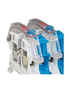 Ecran de protection unipolaire pour bloc de jonction à vis viking 3 avec 1 entrée 1 sortie pas 12mm et 15mm LEGRAND 037567