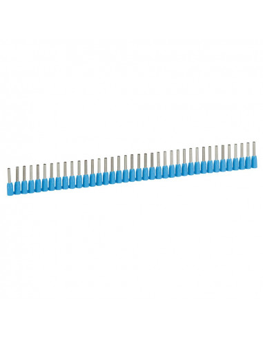 480 Embout de câblage à collerette isolante Starfix simple en bande pour conducteurs section 0,75mm² bleu LEGRAND 037662