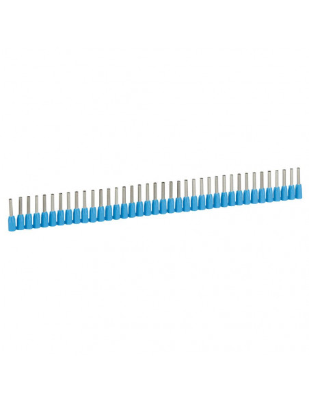 480 Embout de câblage à collerette isolante Starfix simple en bande pour conducteurs section 0,75mm² bleu LEGRAND 037662