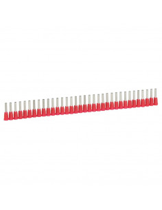 1000 Embouts de câblage à collerette isolante Starfix simple en bande pour conducteurs section 1mm² rouge LEGRAND 037663