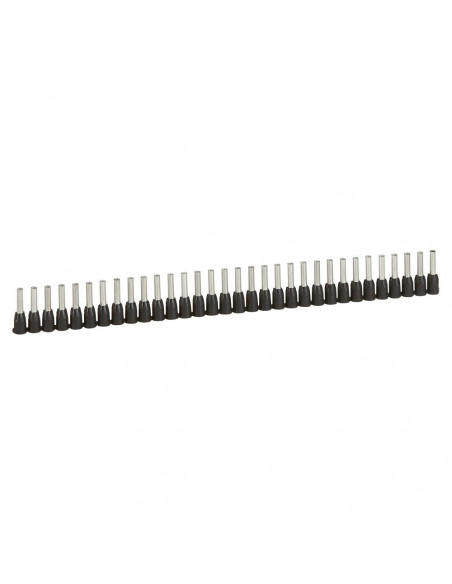 1000 Embouts de câblage à collerette isolante Starfix simple en bande pour conducteurs section 1,5mm² noir LEGRAND 037664
