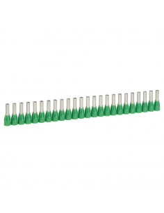 250 Embouts de câblage à collerette isolante Starfix simple en bande pour conducteurs section 6mm² vert LEGRAND 037668 2