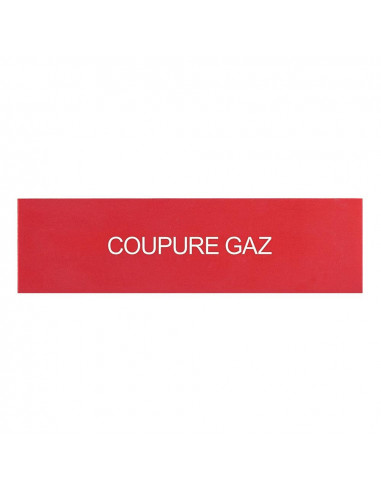 ETIQUETTE COUPURE GAZ LEGRAND 038020