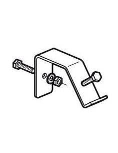 Jeu de 2 supports pour inclinaison d'un rail à 45° pour coffret Marina avec 4 vis M6 écrous et rondelles LEGRAND 039449 2