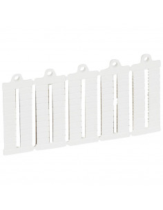 100 repères prédécoupés vierges pour bloc de jonction viking 3 pas 5mm LEGRAND 039500 2