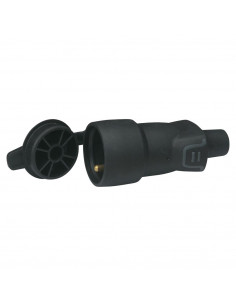 Prolongateur borne à vis 2P+T 16A IK08 IP44 avec bouchon LEGRAND 050447