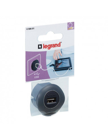 USB ADAPTOR BLACK LEGRAND 050681