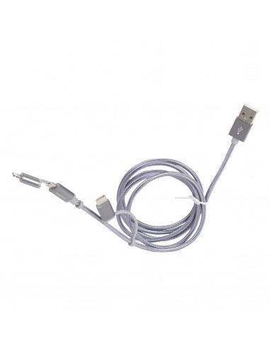 CABLE 3EN1 MICROUSB/USBC/LIGHT LEGRAND 050693