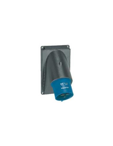 Socle Fiche inclinée Hypra IP44 16A 250V 2P+T plastique LEGRAND 052172