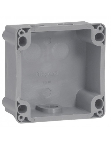 Boîtier réversible Hypra IP44/55 pour Prisinter fixe 3P+N+T 16A plastique LEGRAND 052249