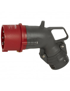 Fiche mobile coudée Hypra IP44 16A de 380V à 415V 3P+N+T plastique LEGRAND 052264 2