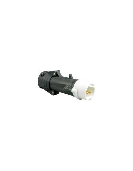 Fiche droite Hypra IP44 TBT 16A 20V à 50V continu 2 Pôles plastique LEGRAND 052425