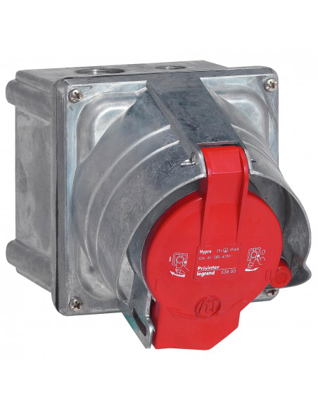 BOÎTIER RÉVERSIBLE PRISINTER HYPRA IP44/55 63 A MÉTAL LEGRAND 053809