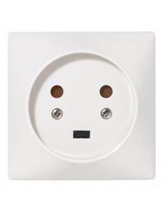 Socle 2P+T à vis avec éclips de protection dimensions 80x80mm LEGRAND 055422