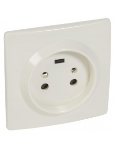 SOCLE A ENCASTRER ECLIPS 20A 2P+T LEGRAND 055452