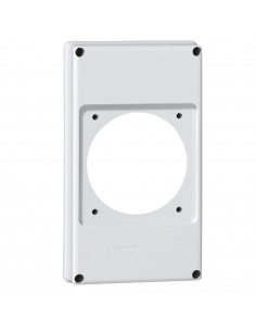 Plastron P17 220x125mm recevant 1 prise 63A pour composer un coffret P17 LEGRAND 057717