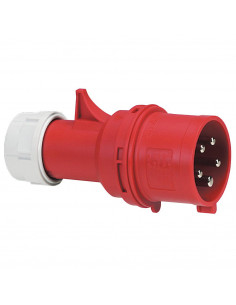 Fiche inverseur de phases P17 IP44 32A 380V à 415V 3P+T+N LEGRAND 058141
