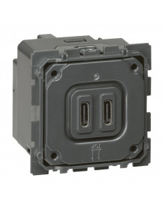 Prise double USB Céliane Type C 3A 15W  CELIANE LEGRAND 067466