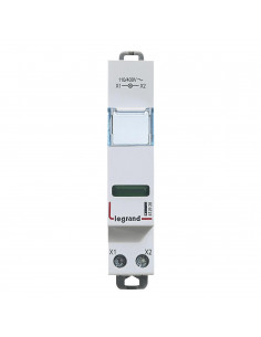 Voyant à LED CX³ simple 110V~ à 400V~ vert 1 module LEGRAND 092707