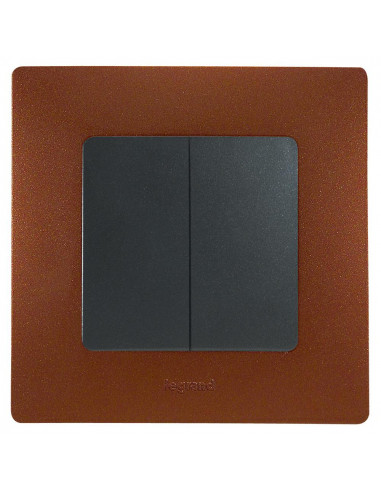 PLAQUE CACAO 1 POSTE LEGRAND 096708