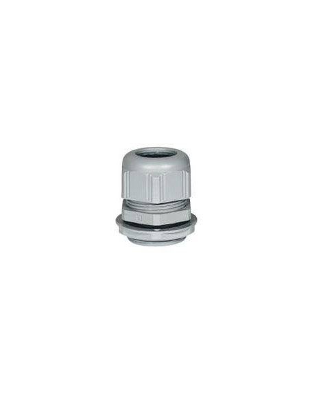 Presse-étoupe plastique IP68 filetage ISO25 gris RAL7001 LEGRAND 098005