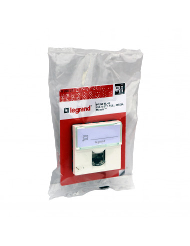 RJ45 CAT6STP MOSA BL.COMP 2MOD LEGRAND 099627