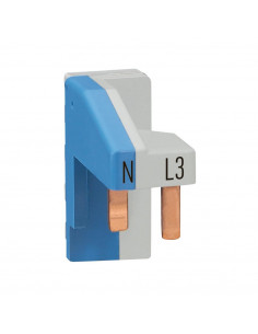 Jeu de 3 modules connexion L1N et L2N et L3N HX³ pour appareils 1P+N 1 module bornes à vis ou automatiques LEGRAND 405251