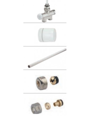 KIT RACCORDEMENT MONOTUBE MANUELLE BLANC ATLANTIC 850326